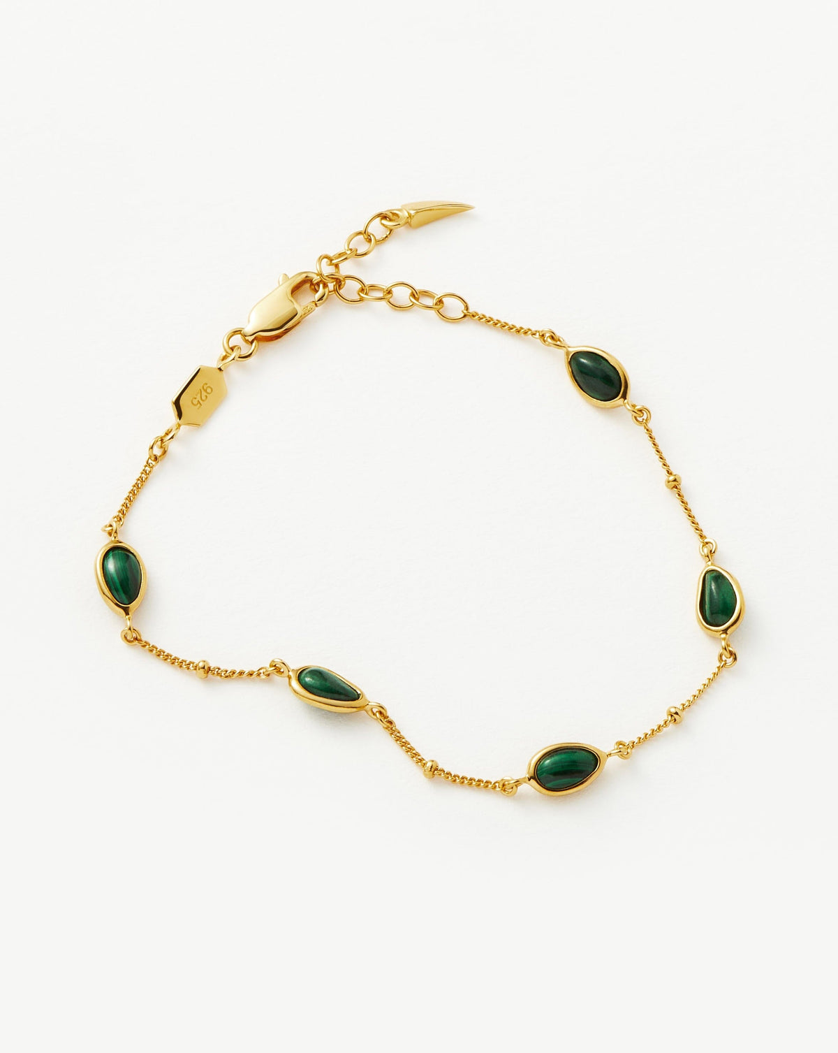 Magma Gemstone Charm Bracelet | 18k Recycled Gold Vermeil on Recycled Sterling Silver