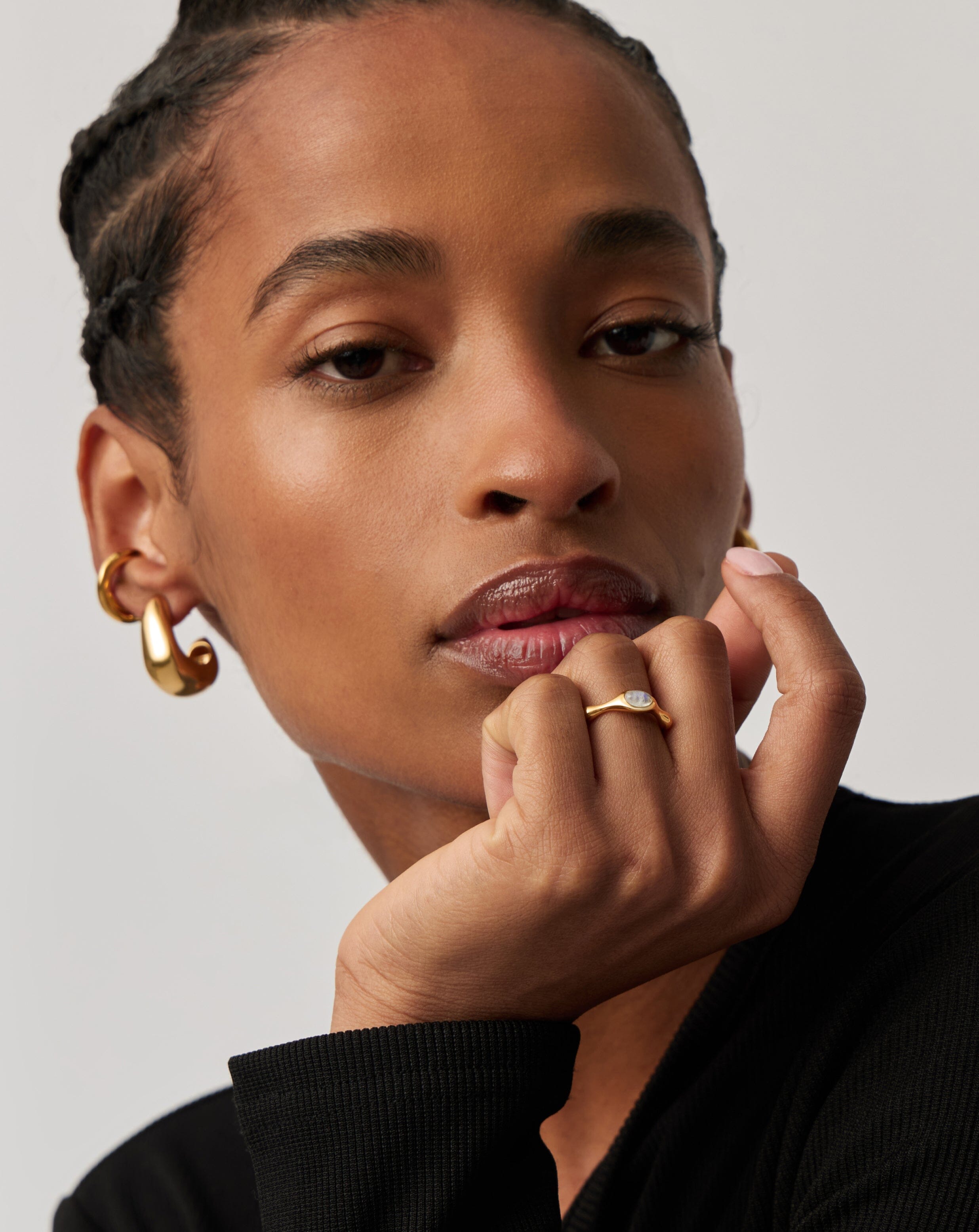 Magma Gemstone Stacking Ring | 18k Recycled Gold Vermeil on Recycled Sterling Silver