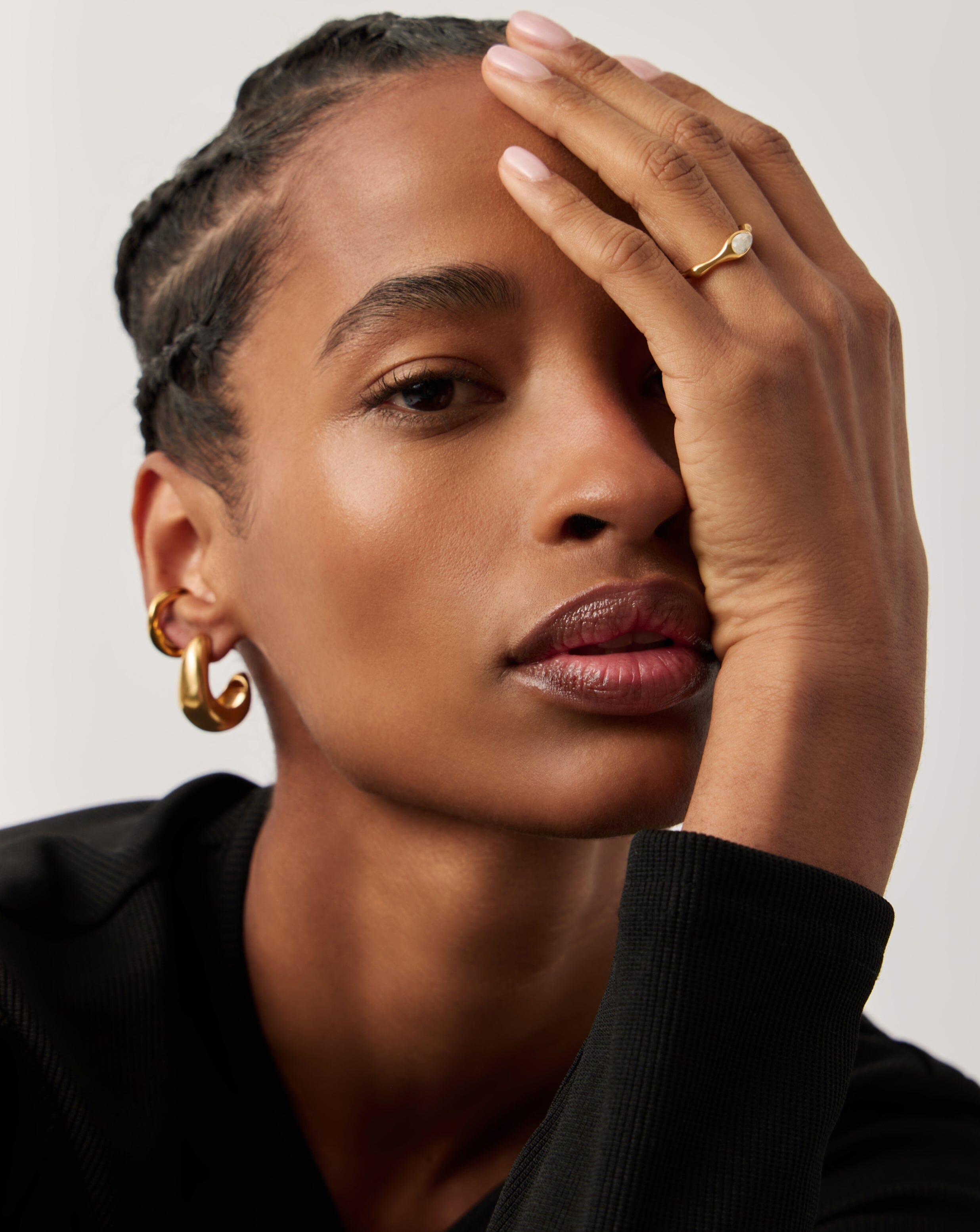 Magma Gemstone Stacking Ring | 18k Recycled Gold Vermeil on Recycled Sterling Silver