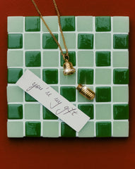Message in a Bottle Ridge Pendant Necklace
