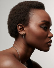 Mini Claw Charm Hoop Earrings