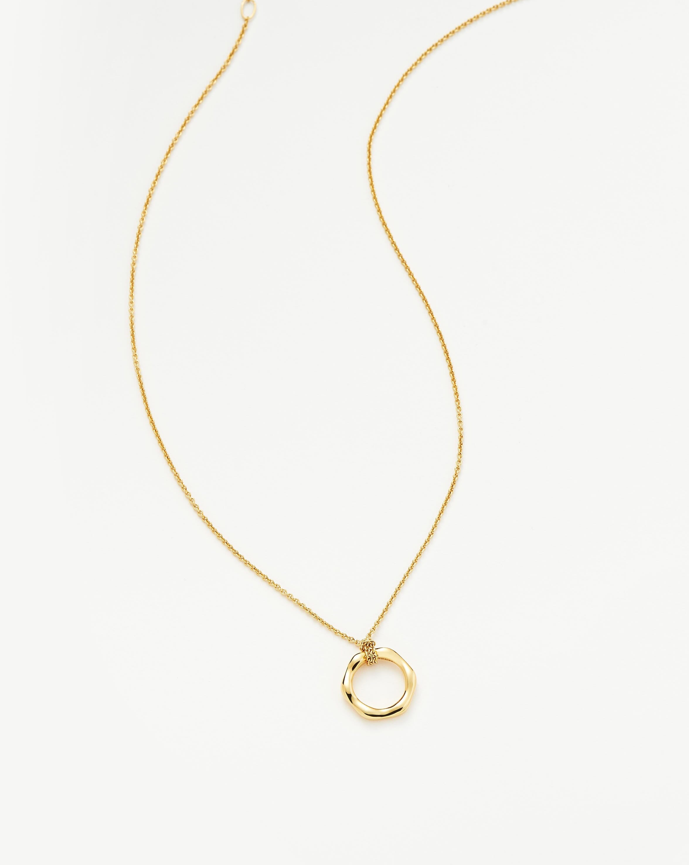 Mini Molten Pendant Necklace