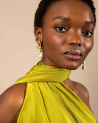 Molten Baroque Pearl Mismatch Drop Earrings