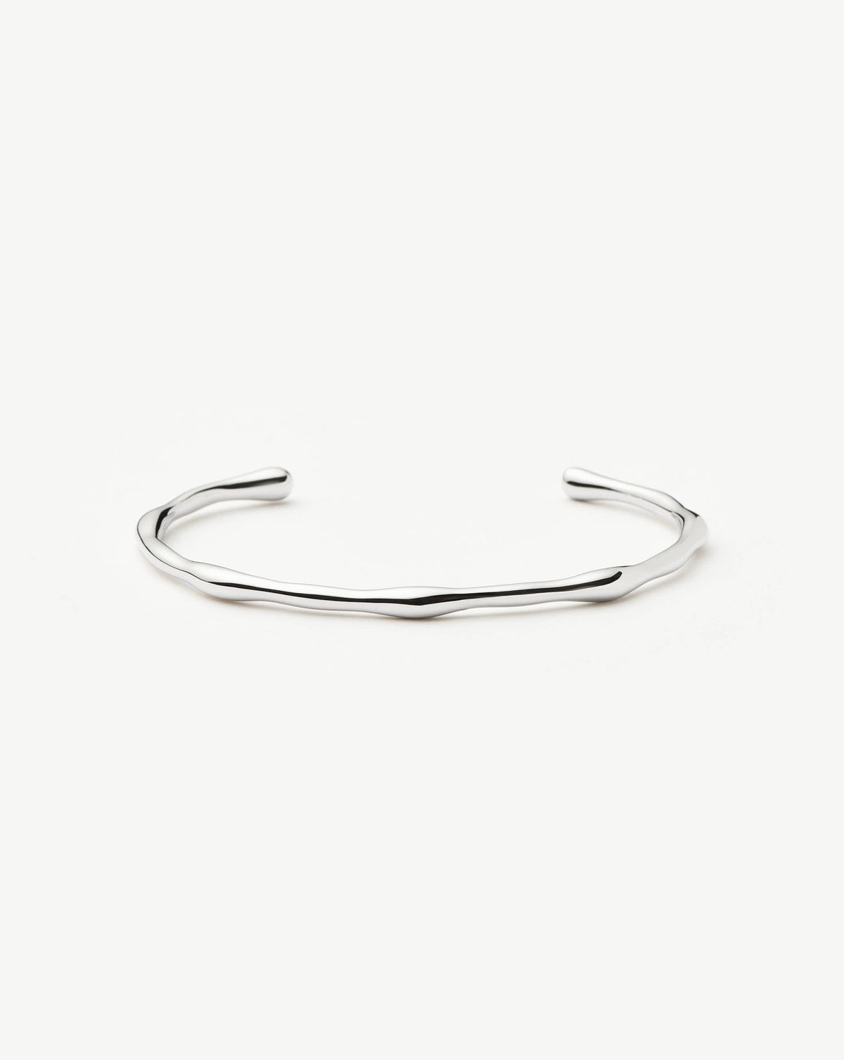 Molten Cuff Bracelet | Silver Plated