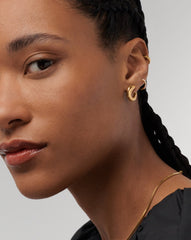 Molten Open Earrings | 18k Gold Vermeil