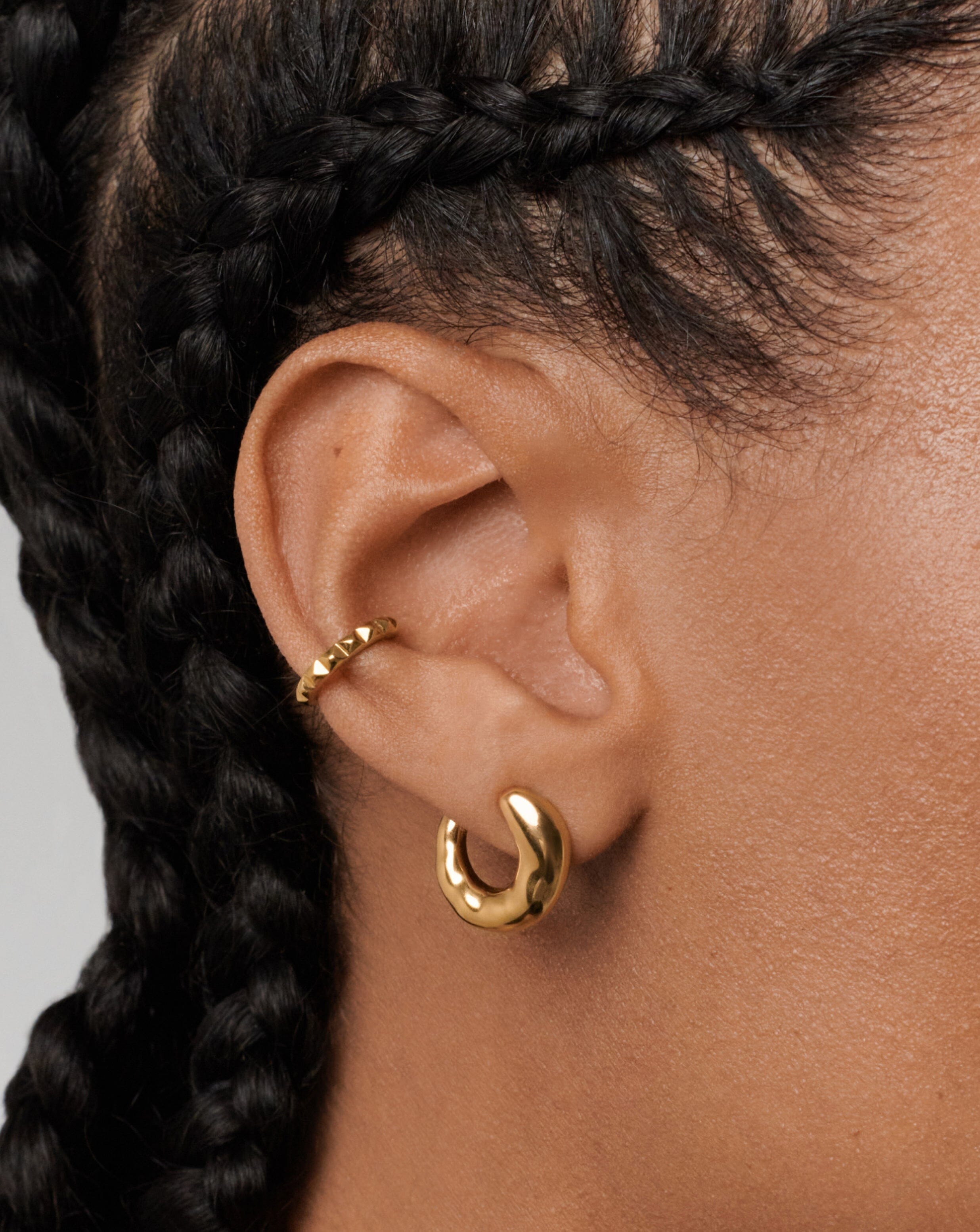 Molten Open Earrings | 18k Gold Vermeil