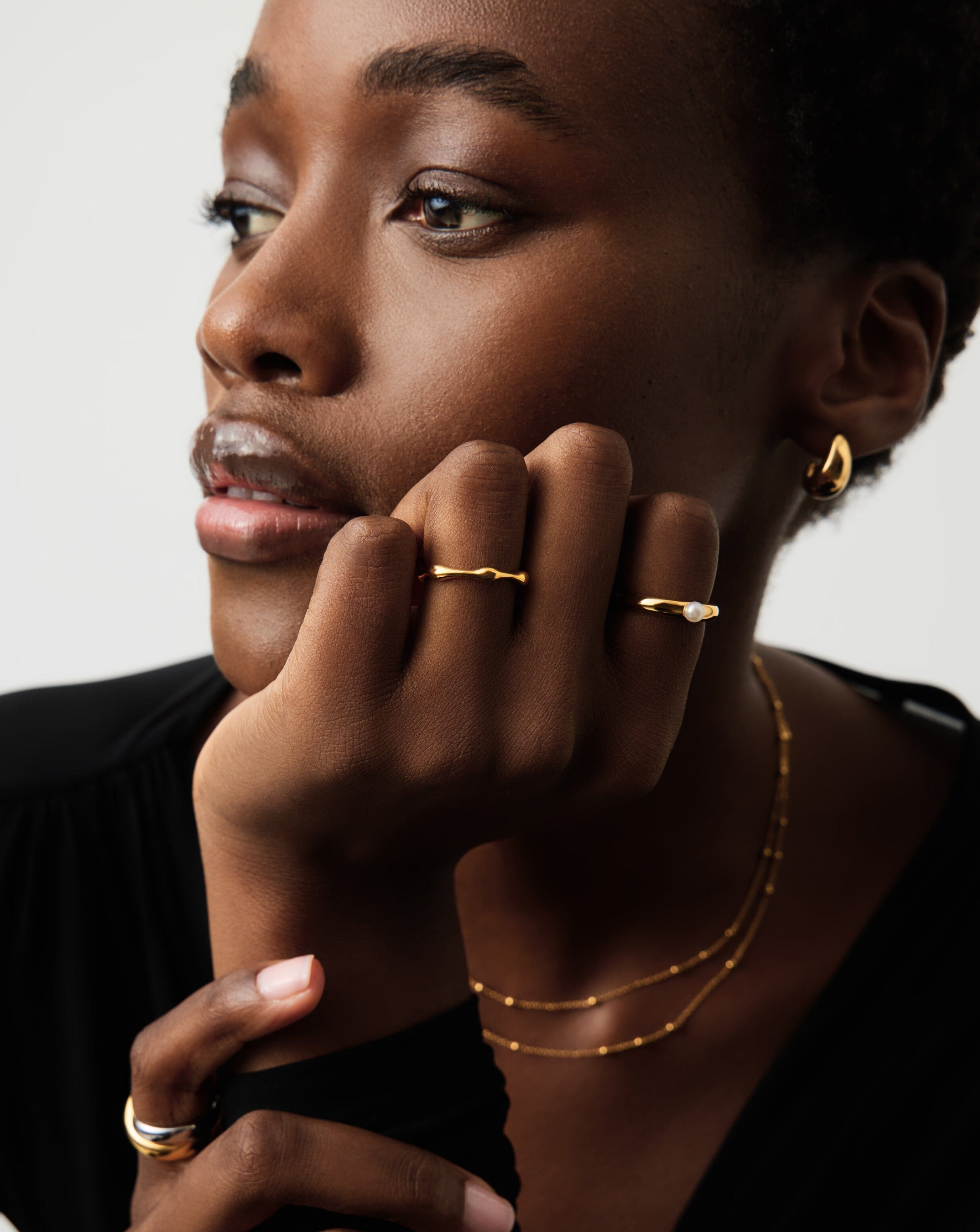 Molten Stacking Ring | 18k Gold Vermeil