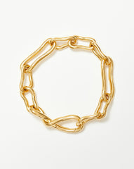 Molten Twisted Infinity Chain Bracelet