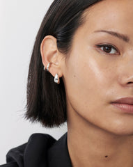 Savi Dome Mini Hoop Earrings