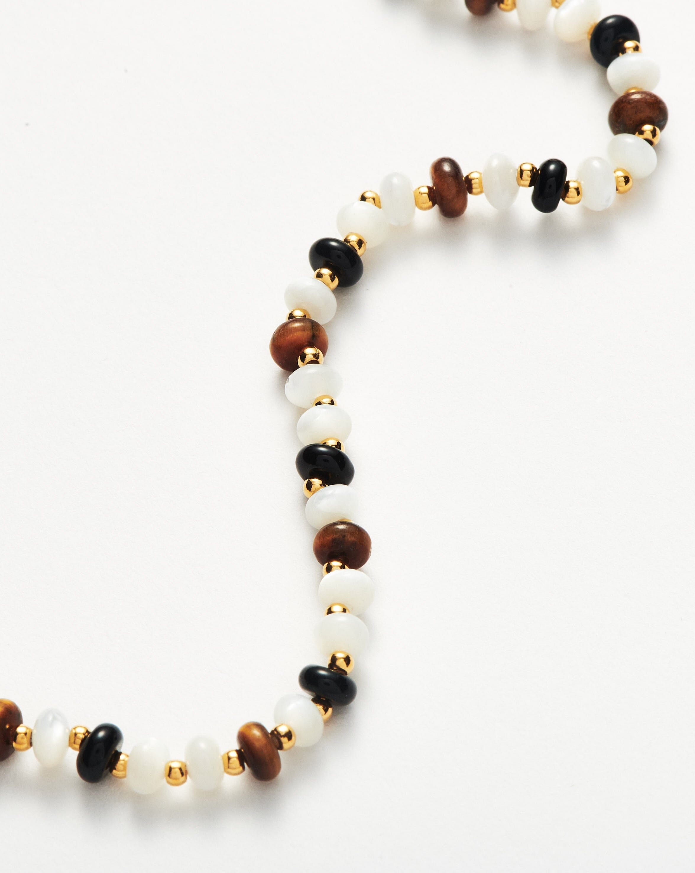 Savi Pearl & Gemstone Beaded Bracelet | 18k Gold Plated/Multi