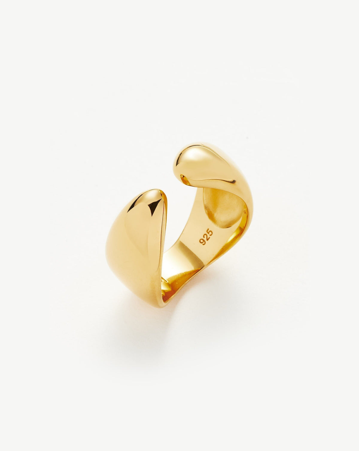 Savi Sculptural Open Stacking Ring | 18k Gold Vermeil
