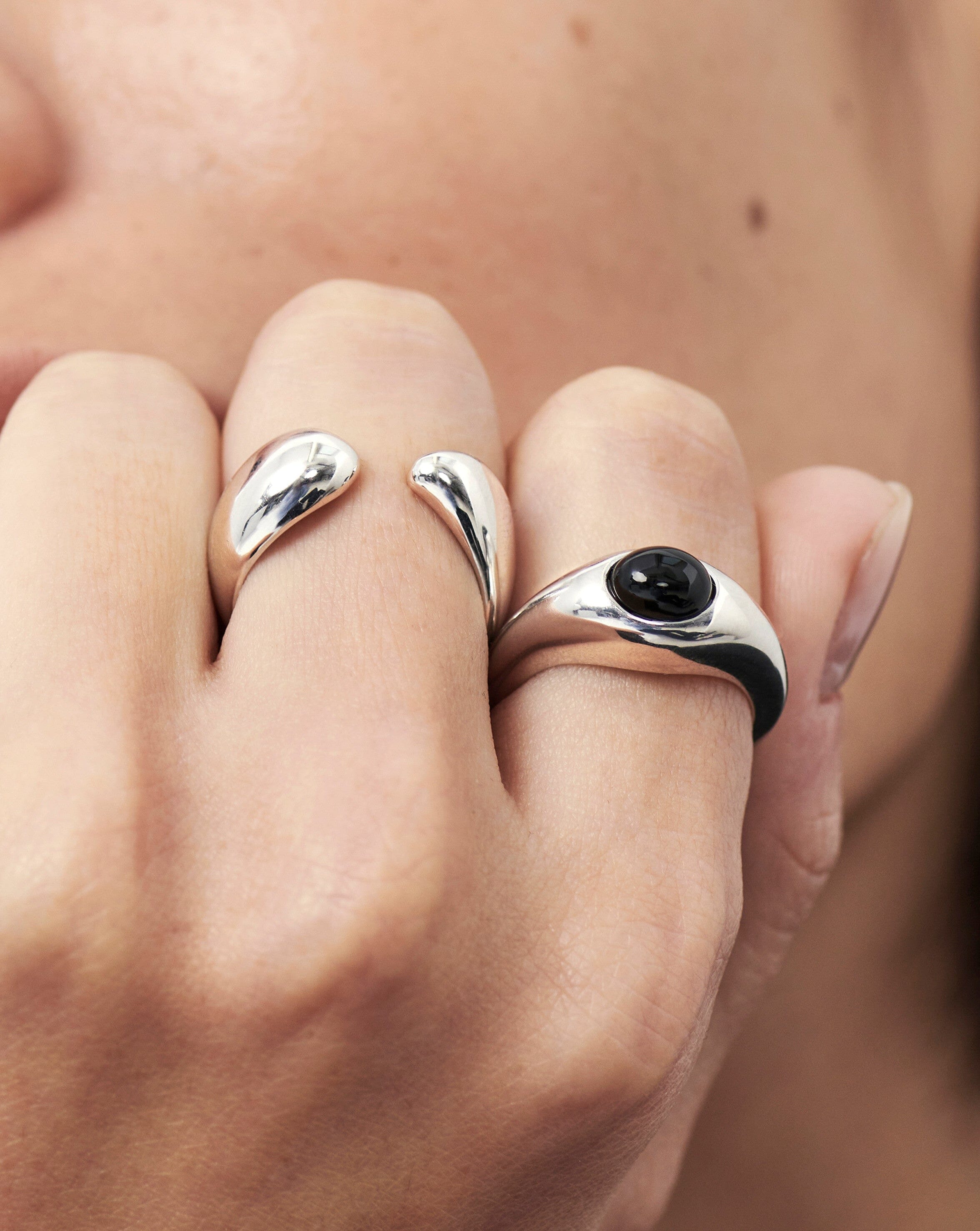 Savi Sculptural Open Stacking Ring | Sterling Silver