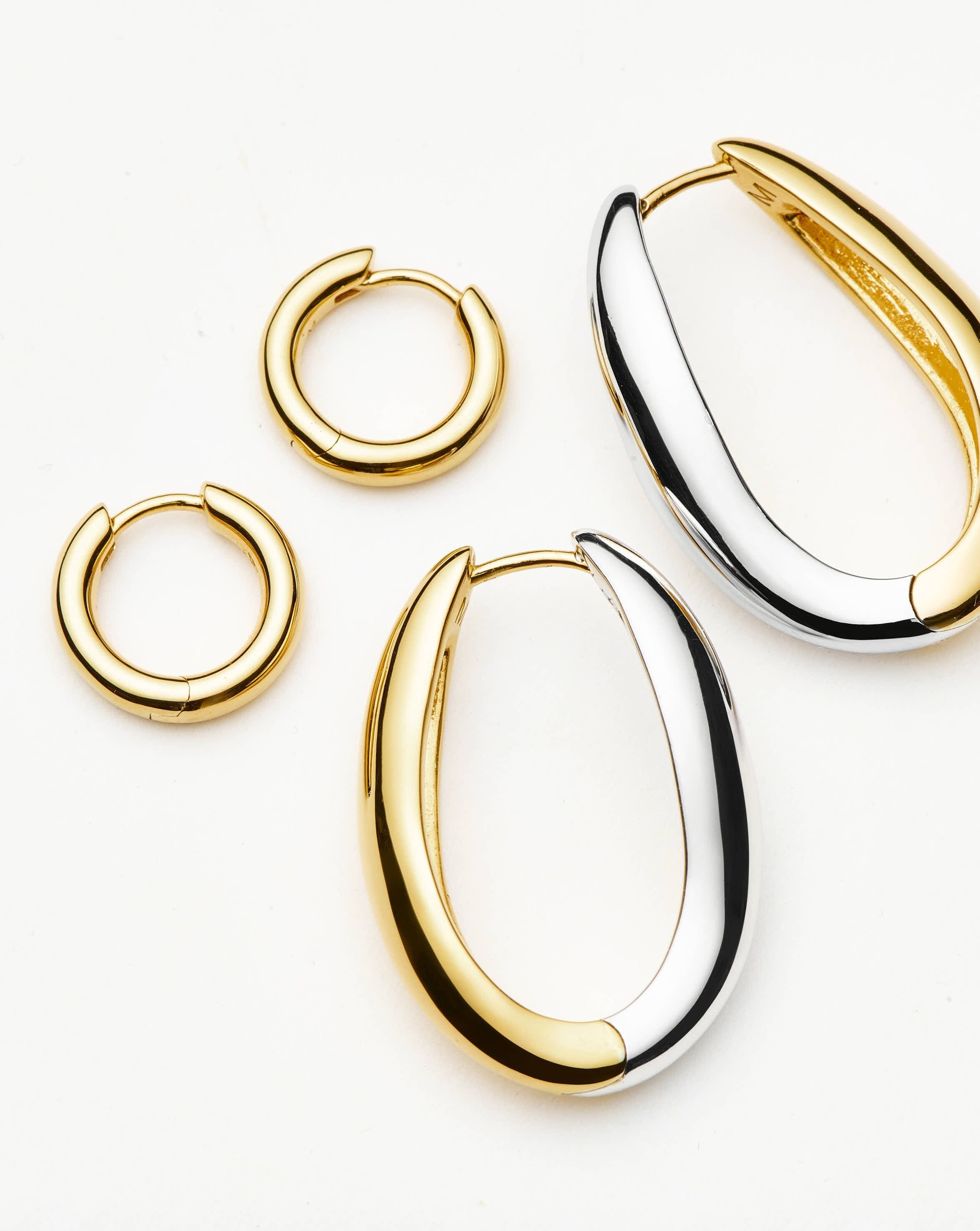 Savi Signature Hoop Set | Gold/Mixed Metal