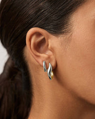 Savi Signature Hoop Set | Silver/Mixed Metal