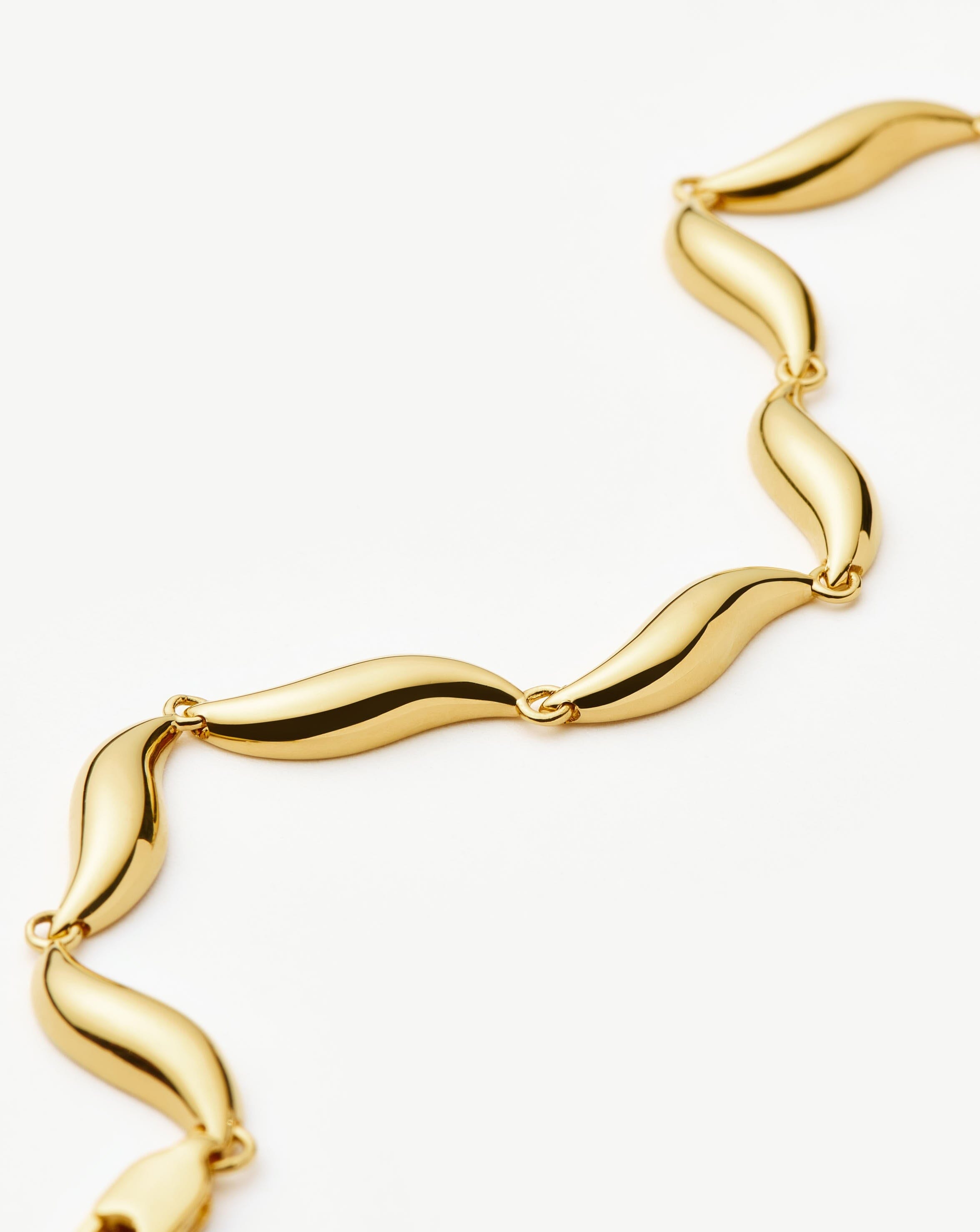 Savi Signature Link Chain Bracelet | 18k Gold Plated