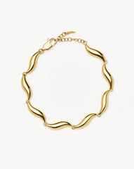 Savi Signature Link Chain Bracelet | 18k Gold Plated
