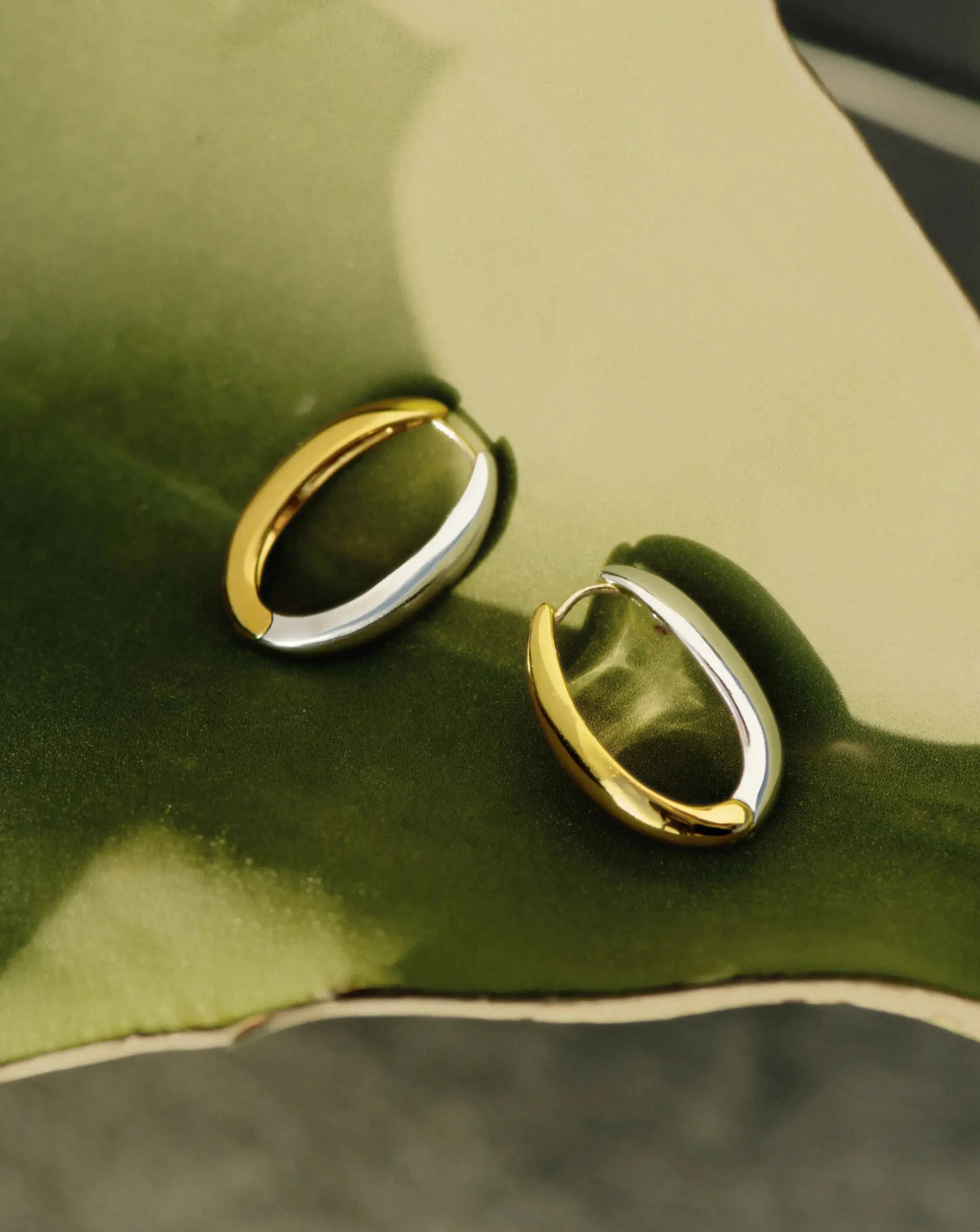 Savi Signature Medium Hoop Earrings | Mix Metal