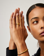 Savi Signature Triple Ring | 18k Gold Plated