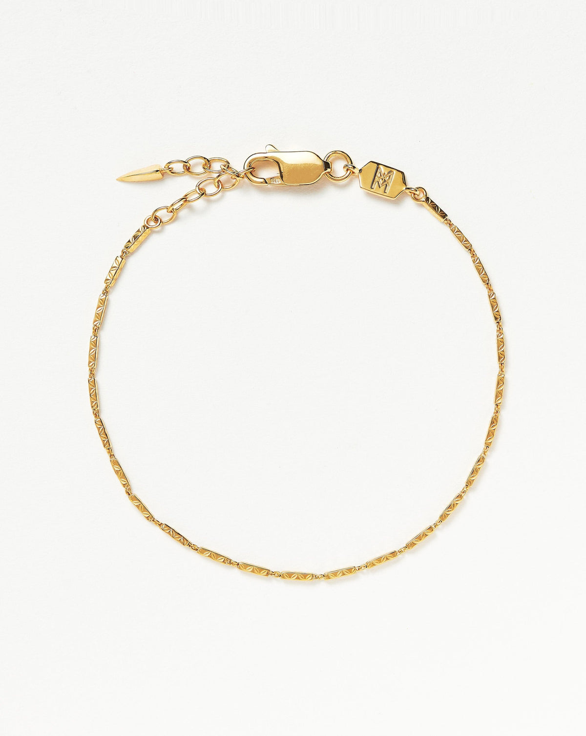 Savi Textured Link Chain Bracelet