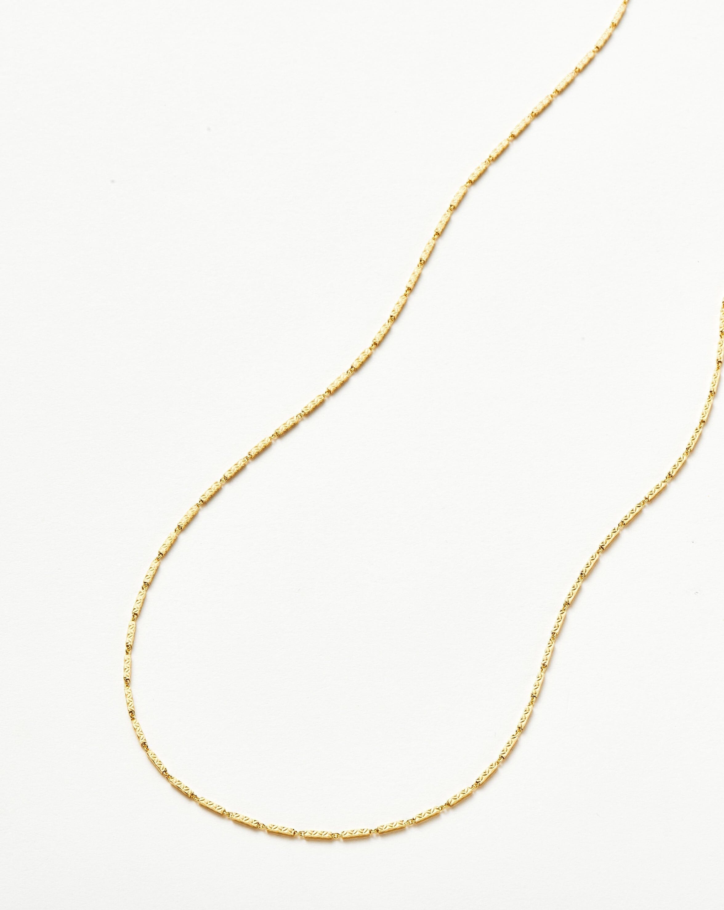 Savi Textured Link Chain Necklace
