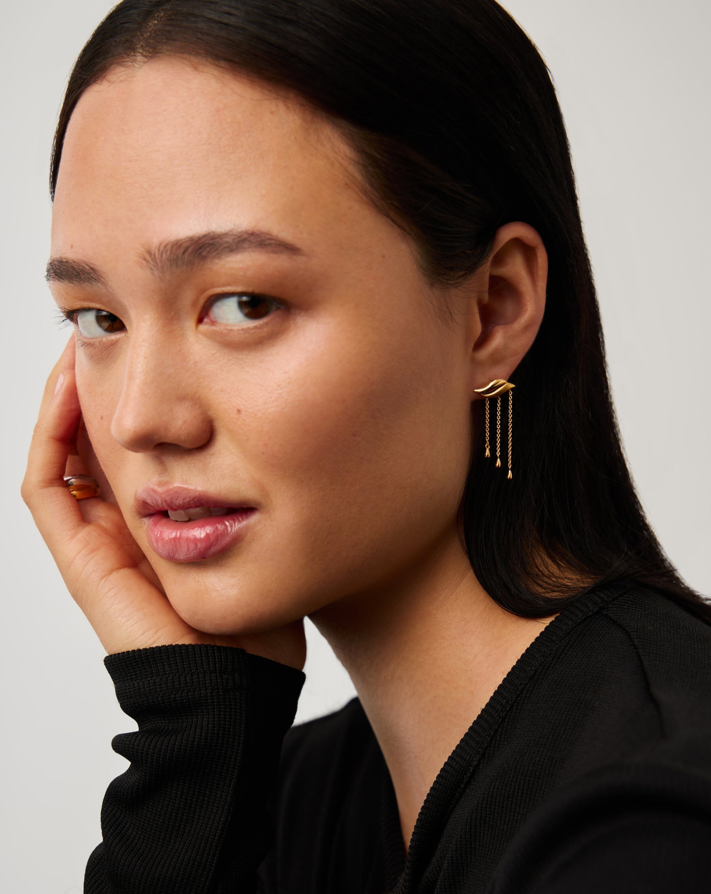 Savi Waterfall Drop Earrings | 18k Gold Vermeil