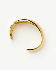 Sculptural Molten Cuff Bracelet | 18k Gold Plated
