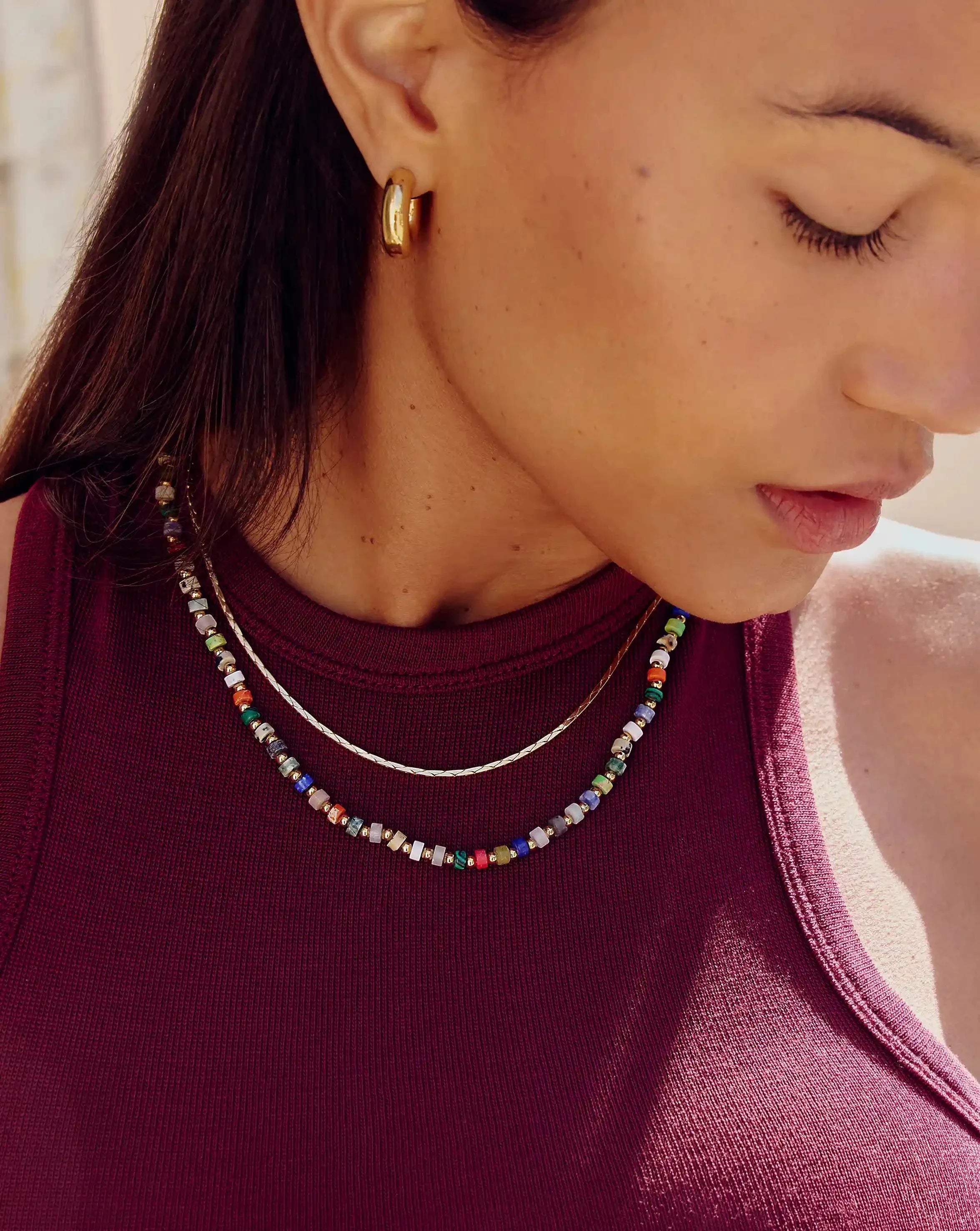 Short Beaded Necklace