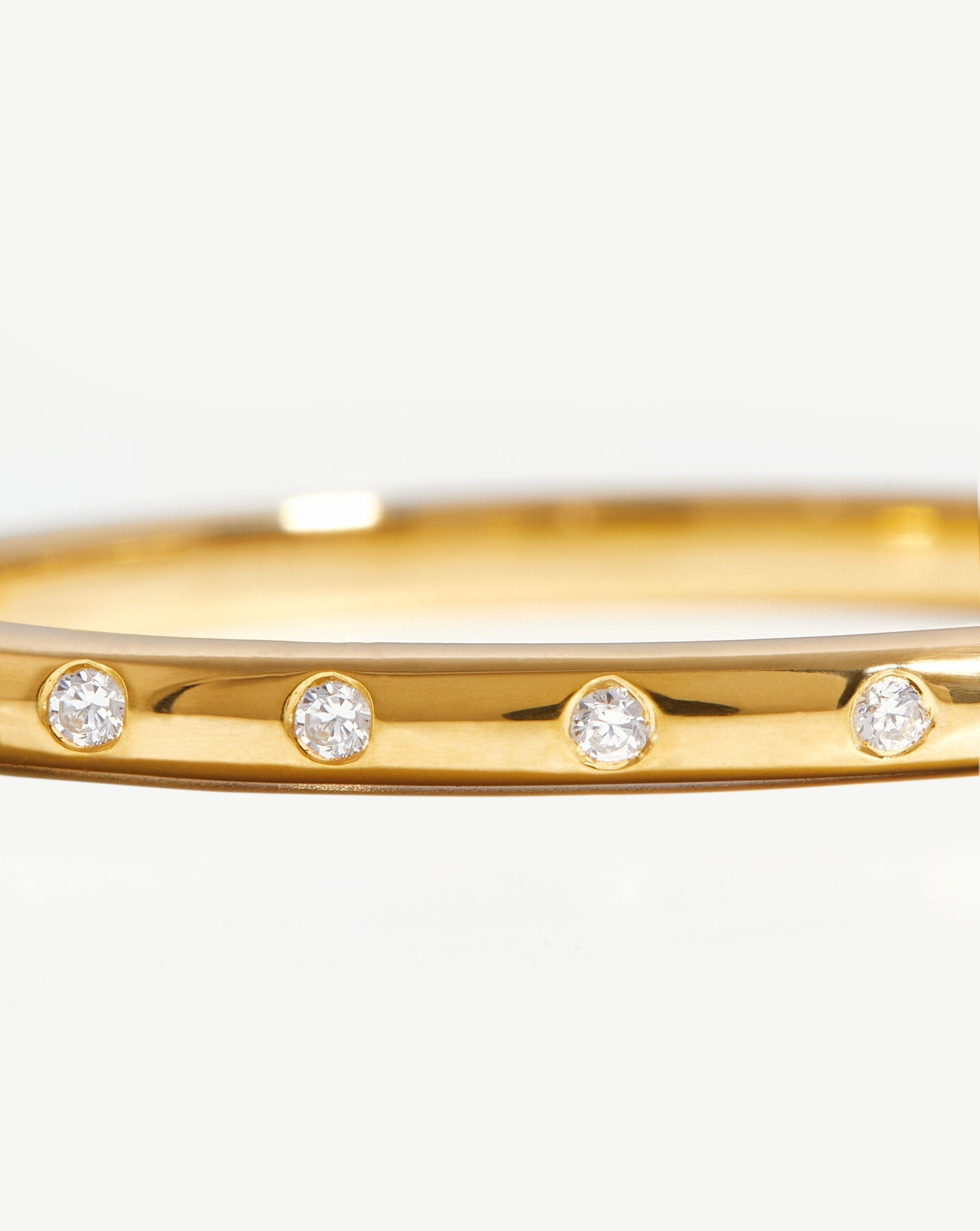 Solar Studded Ring | 18k Gold Vermeil/Cubic Zirconia