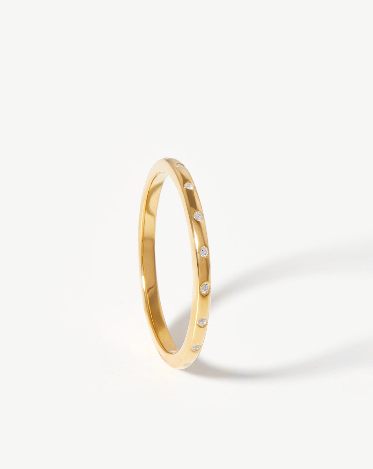 Solar Studded Ring | 18k Gold Vermeil/Cubic Zirconia