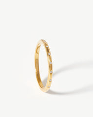 Solar Studded Ring | 18k Gold Vermeil/Cubic Zirconia