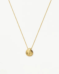 Spiral Mini Pendant Necklace | 18k Gold Plated