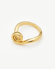 Spiral Stacking Ring | 18k Gold Plated