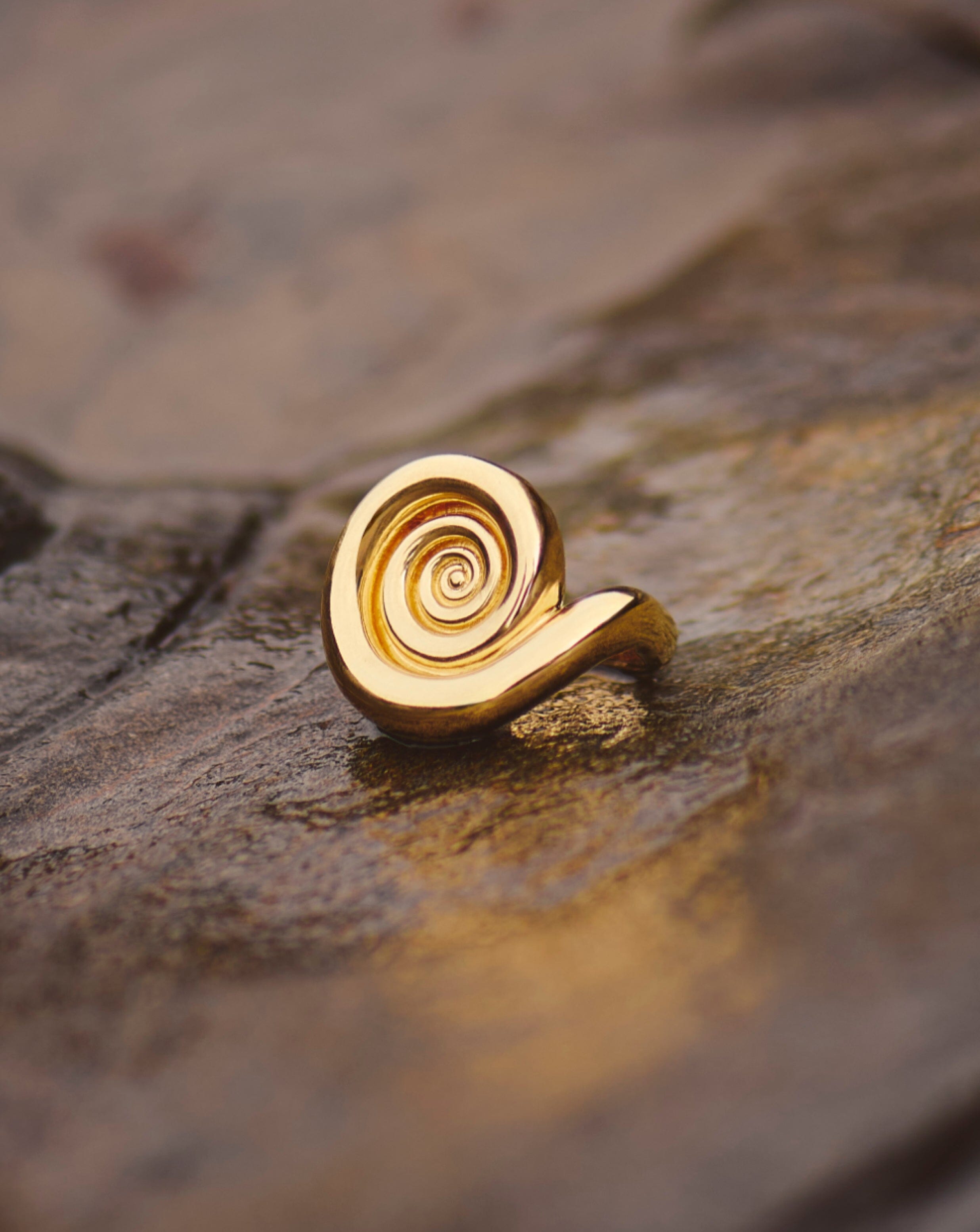 Spiral Statement Ring | 18k Gold Plated