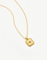 November Birthstone Pendant Necklace | 18k Gold Vermeil/Citrine