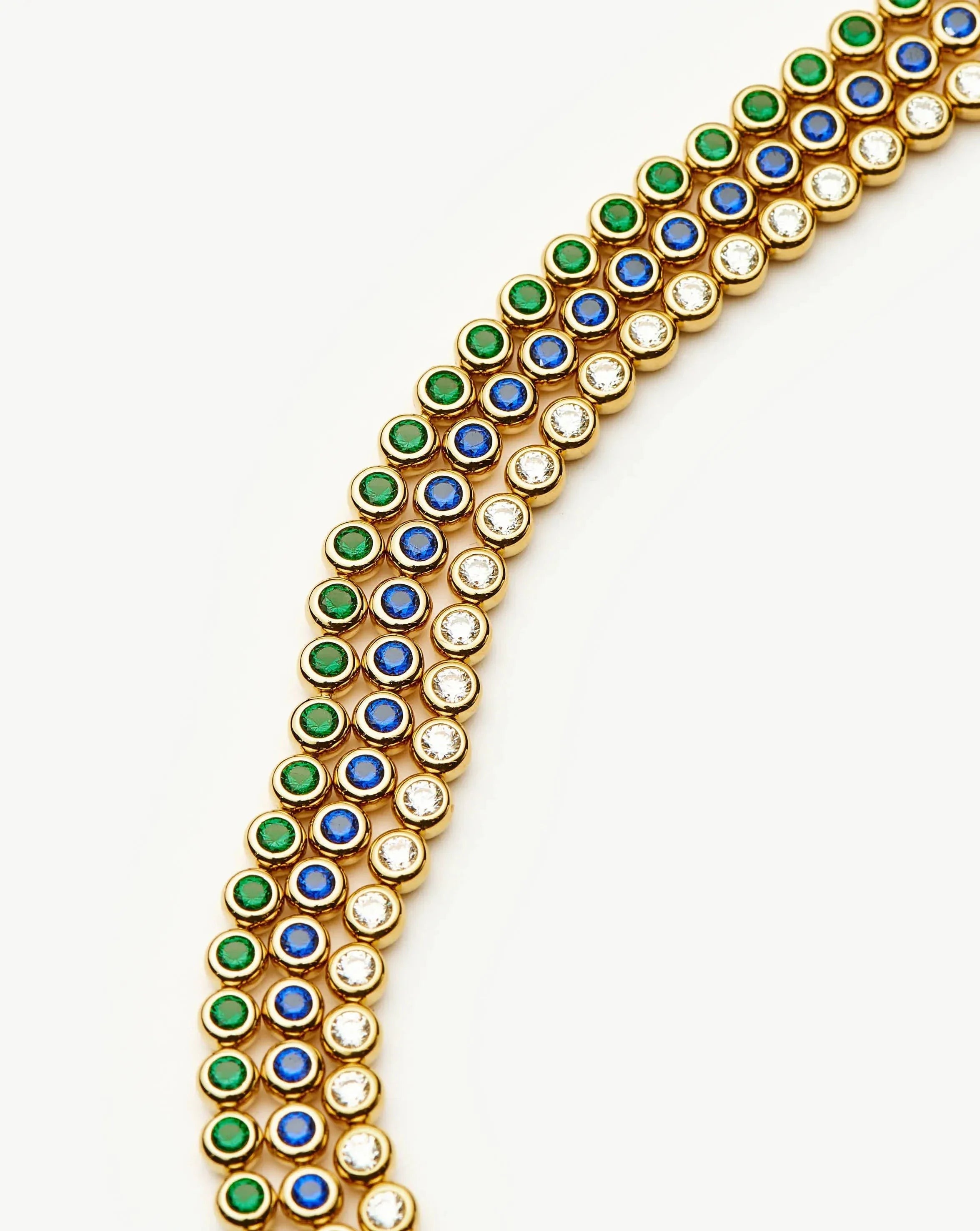 Tennis Round Bracelet | 18k Gold Vermeil Cubic Zirconia