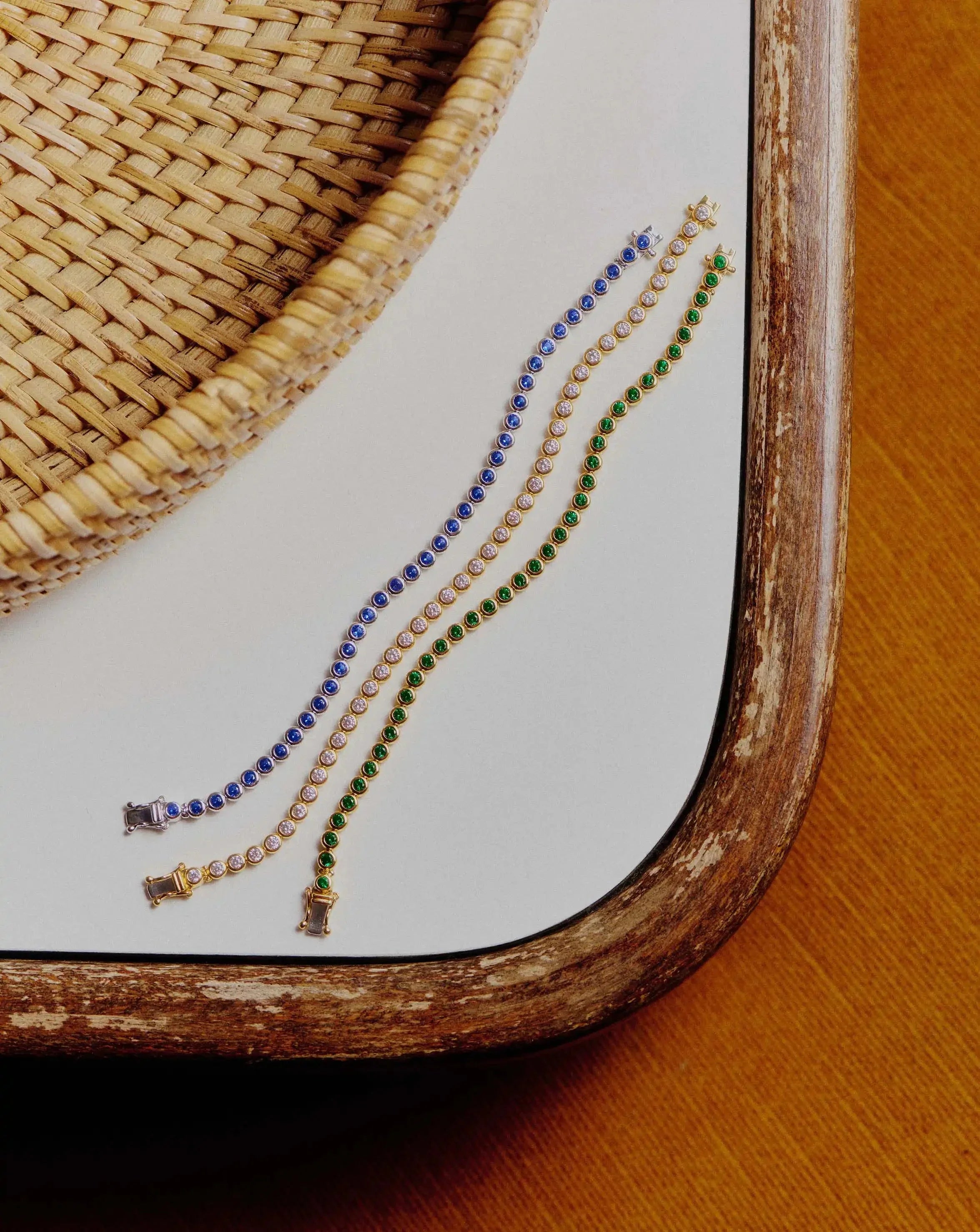 Tennis Round Bracelet | 18k Gold Vermeil Cubic Zirconia