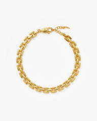 Timepiece Link Chain Bracelet | 18k Gold Plated