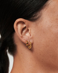 Twisted & Chubby Huggies Earring Set | 18k Gold Vermeil